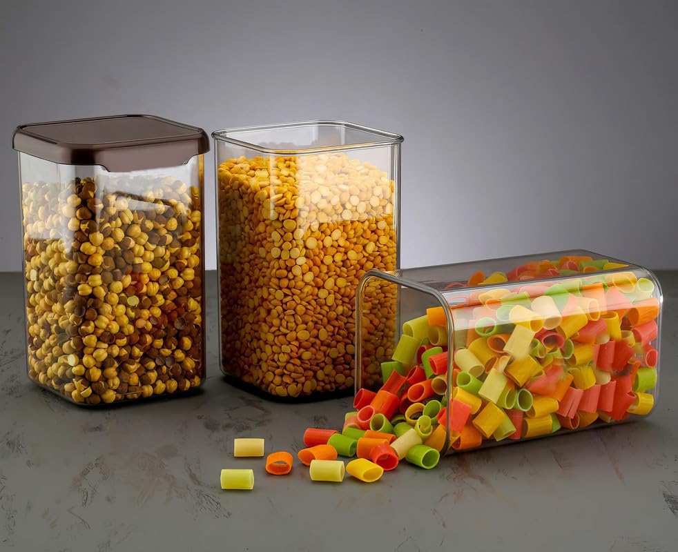 KWER 1100Ml Airtight Containers Set For Kitchen Storage And Containers Box For Pantry Organization And Container For Kitchen Sto